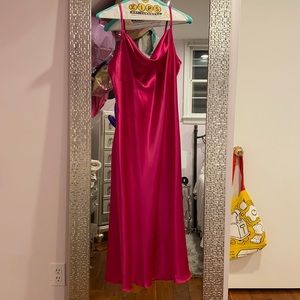 Bebe Satin Slip Dress